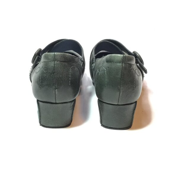 Josef Seibel Marissa Olive Mary Jane Heel Pump Shoes size 40 / 9.5 - Picture 3 of 10